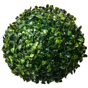 Clayre & Eef 6PL0325M Dekokugel Buchsbaum Kunststoff...