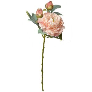 Clayre & Eef 6PL0332P Kunstblume Rose Rosa 12x12x62 cm