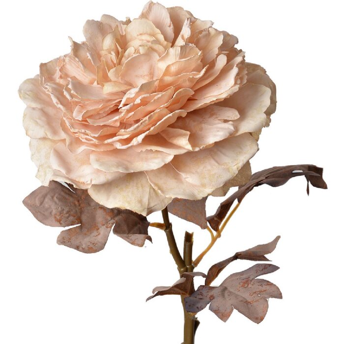 Clayre & Eef 6PL0334 Искусственный цветок Роза розовая 10x10x60 см