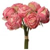 Clayre & Eef 6PL0336P Букет искусственных цветов 7 роз розовый 16x14x34 см