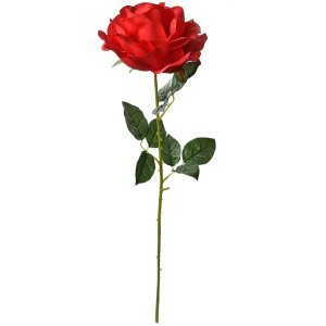 Clayre & Eef 5PL0138R Kunstblume Rose Rot Grün...