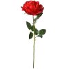 Clayre & Eef 5PL0138R Искусственный цветок Роза красная зеленая 19x19x75 см