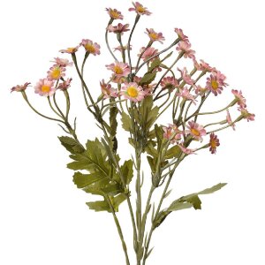 Clayre & Eef 6PL0348PA Deko Zweig mit Blumen Rosa Grün 23x17x60 cm