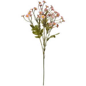 Clayre & Eef 6PL0348PA Deko Zweig mit Blumen Rosa Grün 23x17x60 cm