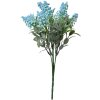 Clayre & Eef 6PL0351BL Dekoration Zweig Blumen Blau Grün 15x15x32 cm