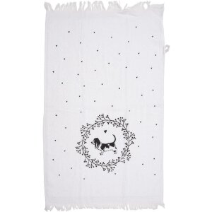 Clayre & Eef CTLGD-2 Gästetuch Weiß...