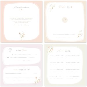 Goldbuch Fotoalbum Kommunion Blütenzauber rosé 25x25 cm 58 Seiten