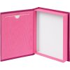 Goldbuch Aufbewahrungsbox Bella Vista fuchsia pink mit Fotofenster 19x14x3,8 cm