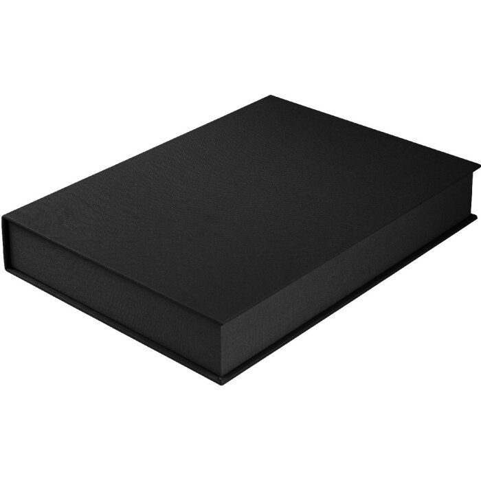 Goldbuch Aufbewahrungsbox Bella Vista schwarz A4 Leinen Magnetverschluss