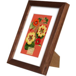 Фоторамка Goldbuch Rustiq коричневая 15x20 см с пассатижами 10x15 см