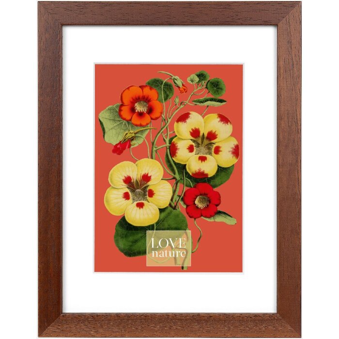 Фоторамка Goldbuch Rustiq коричневая 18x24 см с пассатижами 13x18 см