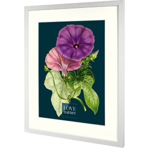 Goldbuch Bilderrahmen Rustiq Weiß 40x50 cm mit Passepartout 30x40 cm