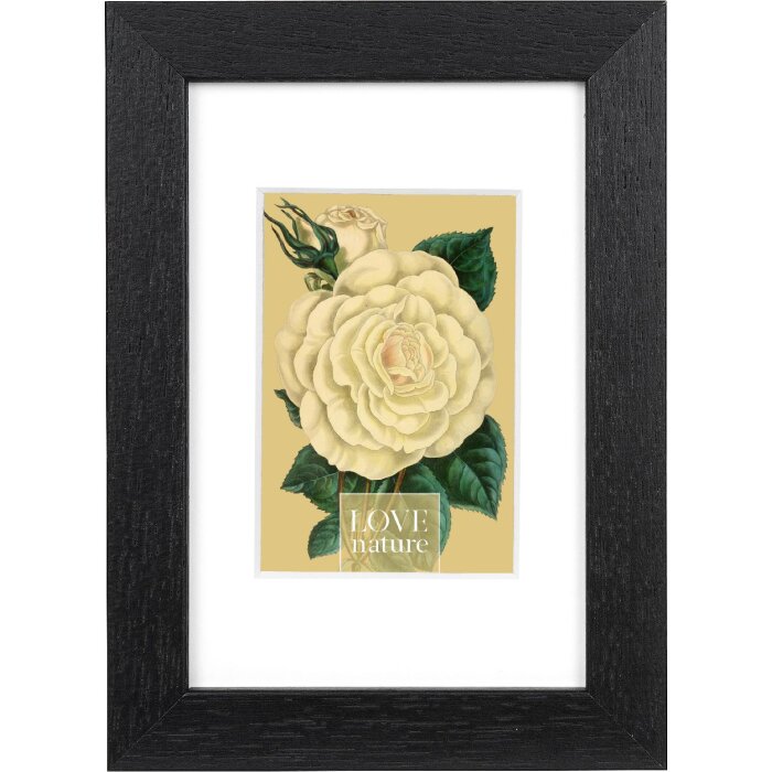 Фоторамка Goldbuch Rustiq черная 10x15 см с пассатижами 7x10 см