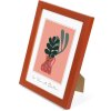 Goldbuch Holzrahmen Aura 13x18 cm Rust Echtholz mit Aufsteller und Klarglas