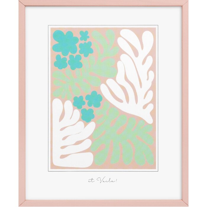 Goldbuch Holzrahmen Aura 40x50 cm Dirty Rose Echtholz Klarglas MDF