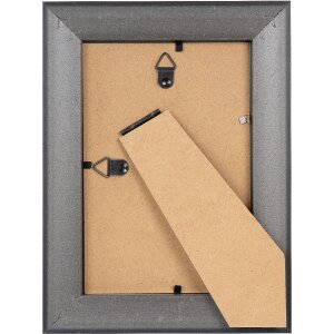 Goldbuch Fotorahmen Destello 10x15 cm silber Hammerschlagoptik mit Aufsteller