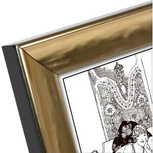 Goldbuch Fotorahmen Destello 10x15 cm gold Hammerschlagoptik Klarglas