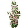 Clayre & Eef 6PL0346P Dekoration Zweig Blumen Rosa Grün 25x15x87 cm