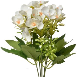 Clayre & Eef 6PL0363W Dekoration Zweig mit Blumen...