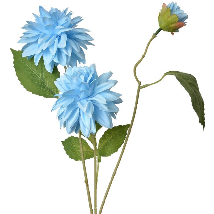 Clayre & Eef 5PL0130LBL Künstliche Blume Blau 17x10x70 cm