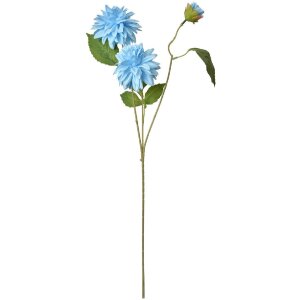 Clayre & Eef 5PL0130LBL Künstliche Blume Blau 17x10x70 cm