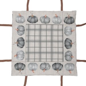 Clayre & Eef CSP47 Корзина для хлеба Тыквенный дизайн 35x35x8 см