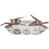Clayre & Eef CSP47 Корзина для хлеба Тыквенный дизайн 35x35x8 см