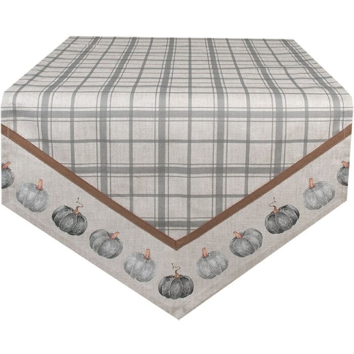 Настольная скатерть Clayre & Eef CSP65 тыквенный дизайн 50x160 см