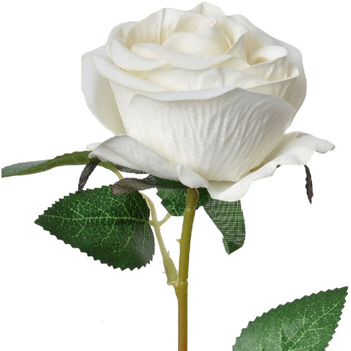 Clayre & Eef 6PL0359W Искусственный цветок роза 8x8x50 см