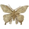 Clayre & Eef 65795 Dekoration Schmetterling Goldfarbig 17x2x12 cm