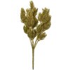 Clayre & Eef 65802 Dekoration Zweig Goldfarbig 10x8x30 cm