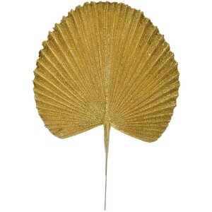 Clayre & Eef 65807 Deko Blatt Gold 25x1x36 cm