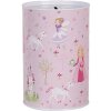 Clayre & Eef 6BL0159 Spardose Prinzessin rosa Ø10x15 cm