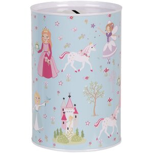 Clayre & Eef 6BL0160 Spardose Blau Landhausstil...