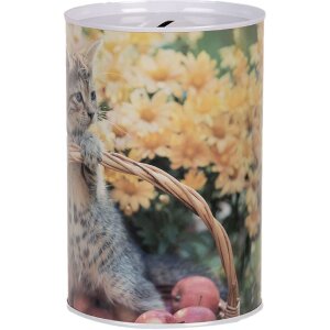 Clayre & Eef 6BL0162 Spardose Katze Motiv Ø...