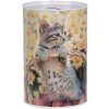 Clayre & Eef 6BL0162 Шкатулка для денег с изображением кошки Ø 10x15 см