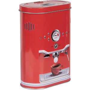 Clayre & Eef 6BL0190 Blechdose Rot 14x8x19 cm Landhausstil