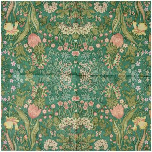 Clayre & Eef 73070 Бумажные салфетки зеленые...