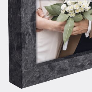 ZEP Lord Bilderrahmen Grau Schwarz Weiß Holz 10x15 13x18 15x20 cm