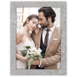 ZEP Lord Bilderrahmen Grau Schwarz Weiß Holz 10x15 13x18 15x20 cm