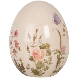 Clayre & Eef 6CE1918M Deko-Ei Keramik Beige Rosa...