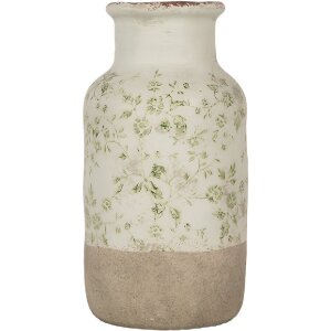 Clayre & Eef 6CE1929M Vase Grün Keramik...