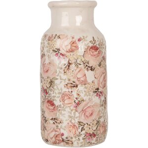 Clayre & Eef Vase 6CE1930L Beige Rosa Ø 15x32...