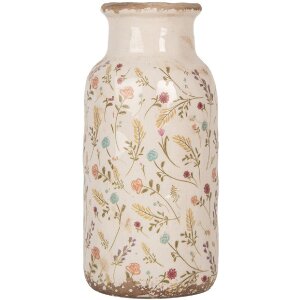 Clayre & Eef 6CE1931L Vase Beige Rosa Ø 15x32...