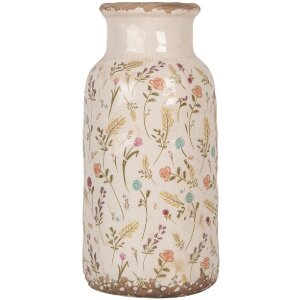 Clayre & Eef 6CE1931L Vase Beige Rosa Ø 15x32...