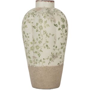 Clayre & Eef 6CE1936S Vase Grün Ø 17x29...