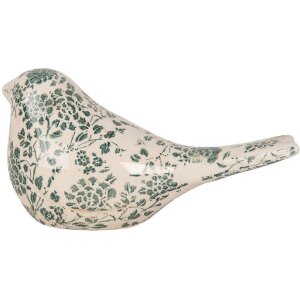 Clayre & Eef 6CE1950L Dekoration Vogel Beige...