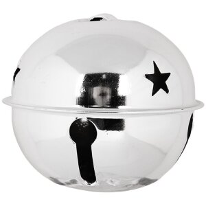 Clayre & Eef 6Y5727L Dekoration Klingel Silberfarbig...