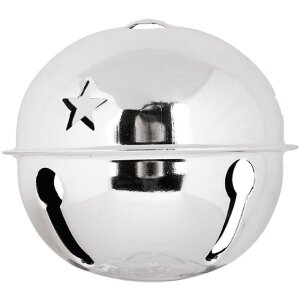 Clayre & Eef 6Y5727S Dekoration Klingel Silberfarbig...