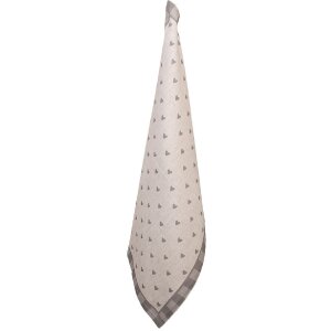 Clayre & Eef LVT42-1G Кухонное полотенце бежево-серый...